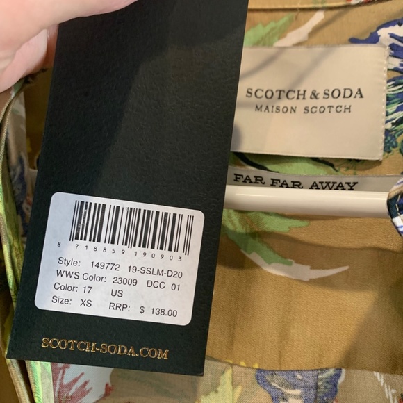 NWT Scotch and Soda Buttoned Blouse - Picture 4 of 4